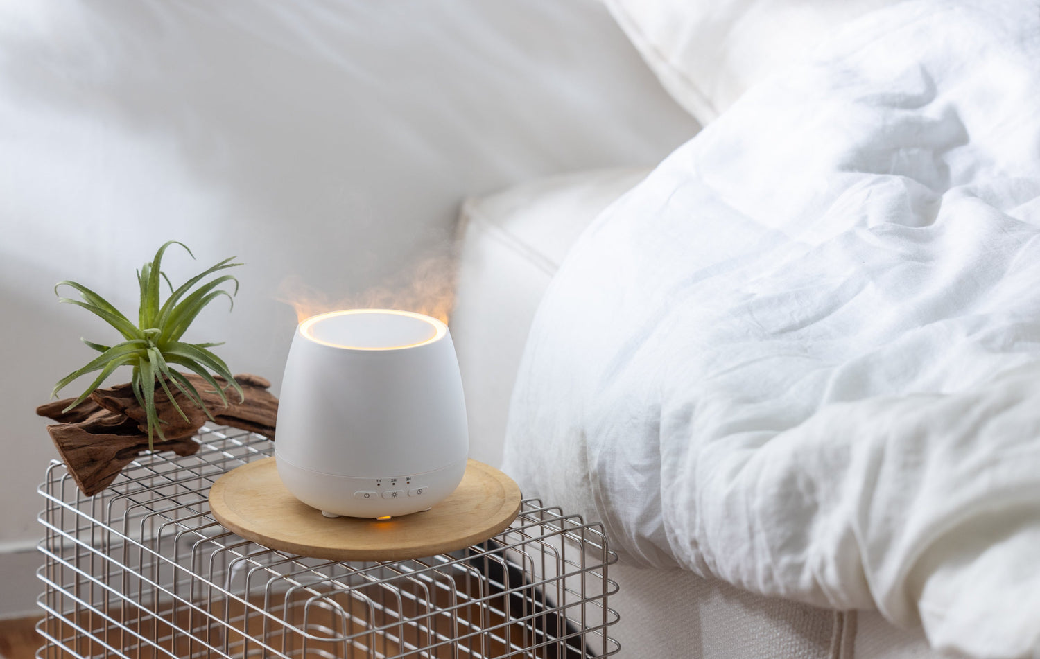 乾燥する冬のコンパクト加湿器